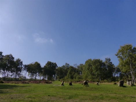 Nine Ladies stone circle, Stanton Moor